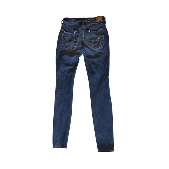 American Eagle Ripped 'The Dream Jeans' (Women's Size 2) Chic Fashion Jean Pants - Picture 13 of 15